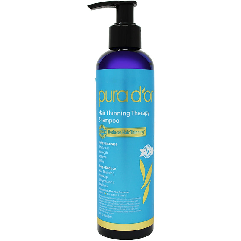 Pura D'or Pura D'or Therapy Shampoo, Hair Loss Prevention, Unisex 8 Oz Shampoo