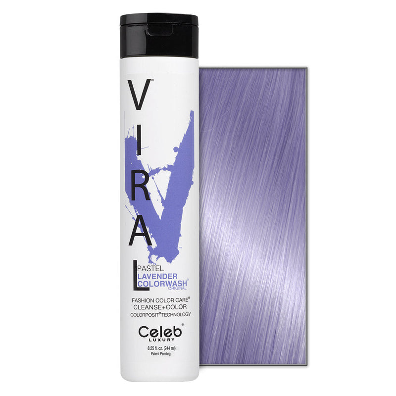 Celeb Luxury Celeb Luxury Viral Pastel Lavender Colorwash 8.25 Oz Shampoo