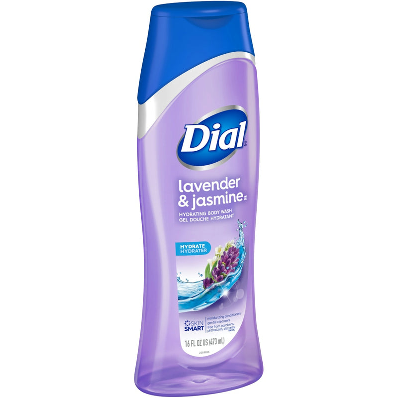 Dial Dial Body Wash, Lavender & Jasmine Scent 16 Fl Oz Body Wash White Smoke