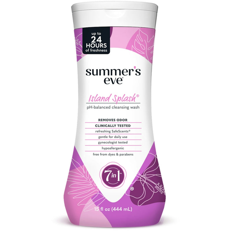 Summer's Eve Summer's Eve 5 In 1 For Sensitive Skin Island Splash Cleansing Wash 15 Oz Health & Beauty