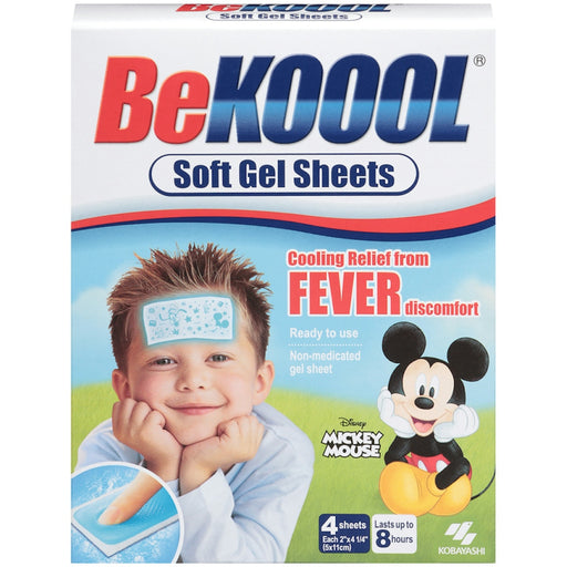 Be Koool Be Koool Immediate Cooling Fever Reducing Soft Gel Sheets For Kids Health & Beauty