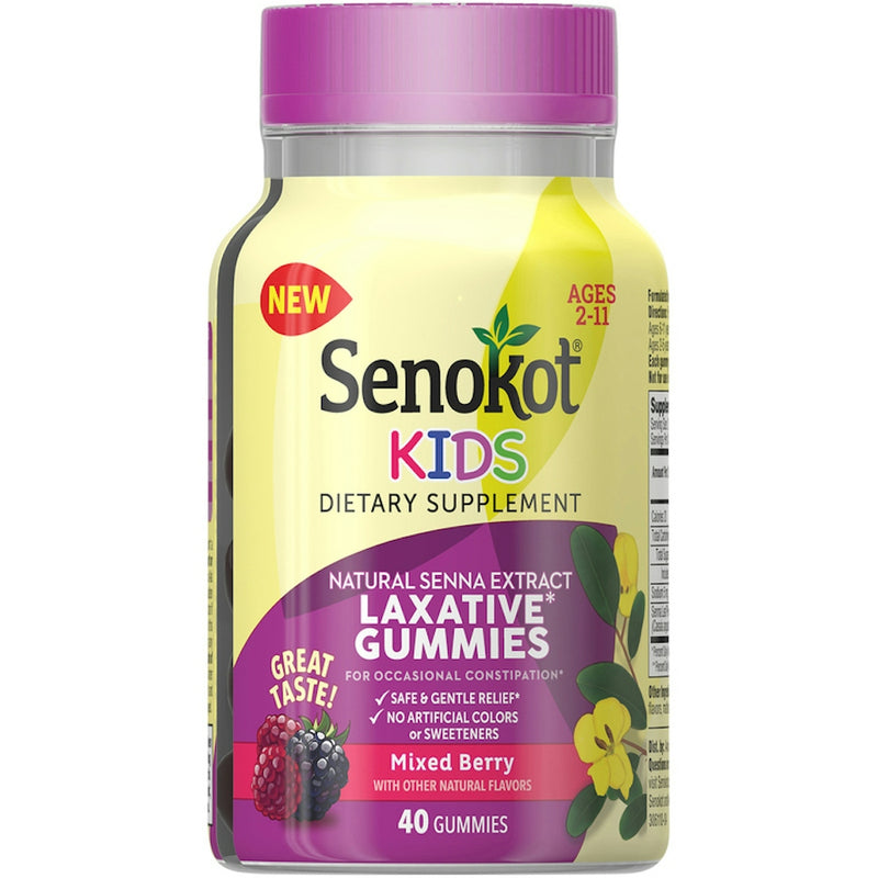 Senokot Senokot-S® Laxative Gummies – Mixed Berry Flavor (Natural Senna Extract) Medicine & Drugs
