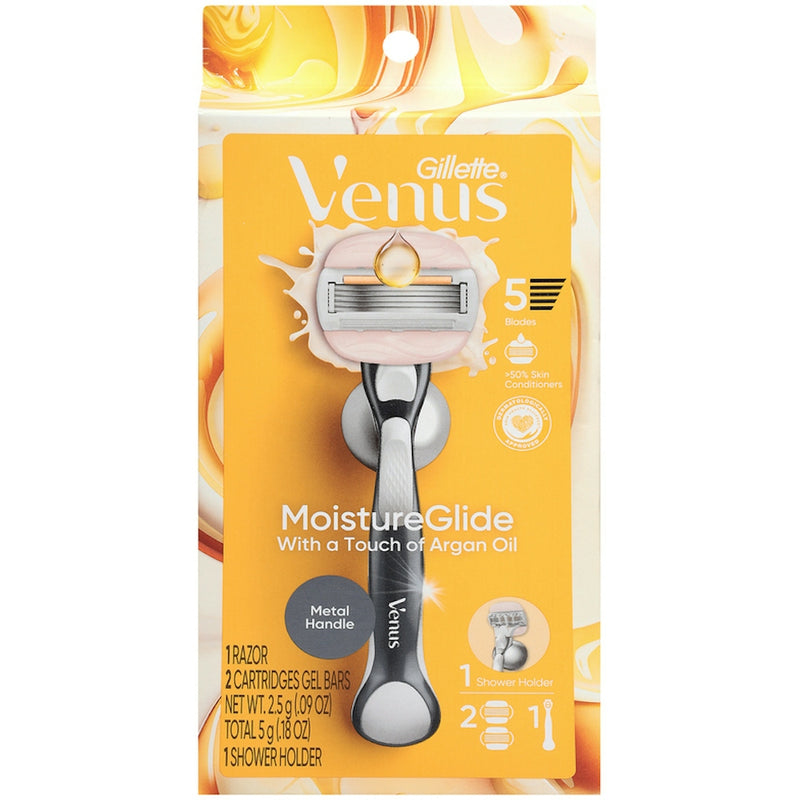 Gillette Gillette Venus - Moisture Glide 2Up With Argan Oil Razor Razors & Razor Blades