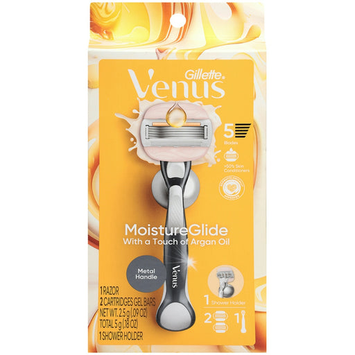 Gillette Gillette Venus - Moisture Glide 2Up With Argan Oil Razor Razors & Razor Blades