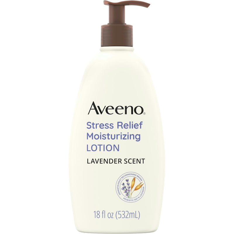 Aveeno Aveeno Lavender Scent Stress Relief Moisturizing Lotion, 18 Fl Oz Lotion & Moisturizer