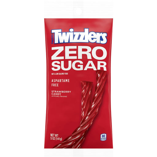 Twizzlers Twizzlers Sugar Free Strawberry Twists, Low Fat Chewy Candy, 5 oz (Pack of 12) Candy & Chocolate