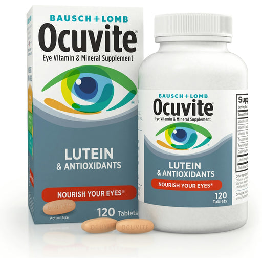 Ocuvite Ocuvite Bausch + Lomb Vitamin & Mineral Supplement Tablets With Lutein, 120 Count Bottle Vitamins & Supplements