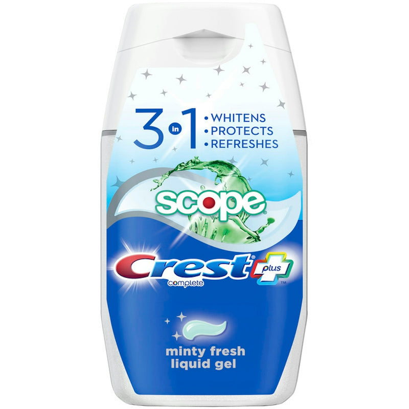 Crest Crest Complete Plus Scope 3-In-1 Whitening Liquid Gel Toothpaste 4.6 Oz Toothpaste