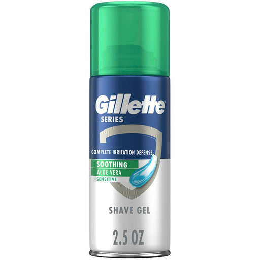 Gillette Gillette Series Soothing Shave Gel For Men With Aloe Vera, 2.5oz Shaving & Grooming