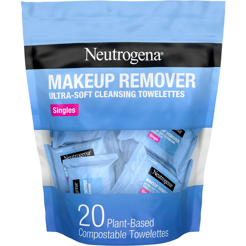 Neutrogena Neutrogena Makeup Remover Wipes, Individually Wrapped Daily Face Wipes For Waterproof Makeup, Travel & On-the-Go Singles Makeup Removers
