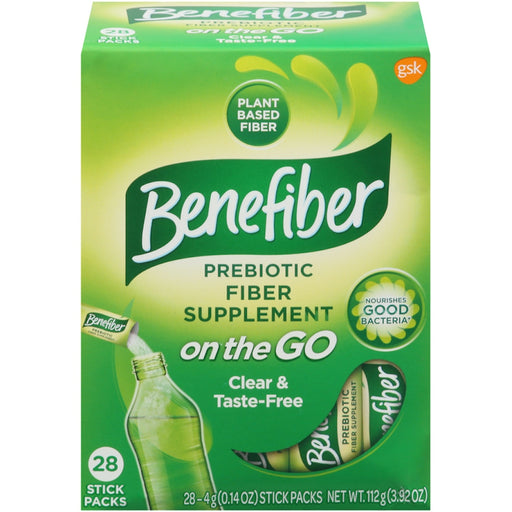 Benefiber Benefiber On-the-Go Prebiotic Fiber Supplement – 28 Stick Packs Health & Beauty