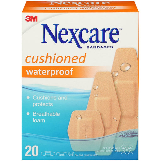 Nexcare Nexcare Bandages, Cushioned Foam, Waterproof, Assorted First Aid