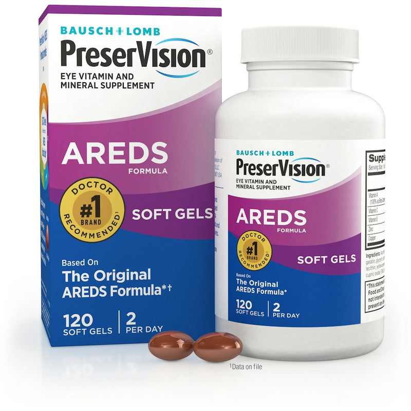 PreserVision PreserVision Eye Vitamin & Mineral Supplement, AREDS Formula, Soft Gels Vitamins & Supplements