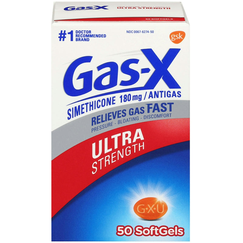 Gas-X Gas-X Ultra Strength Relief Softgels With Simethicone 180 Mg Health & Beauty