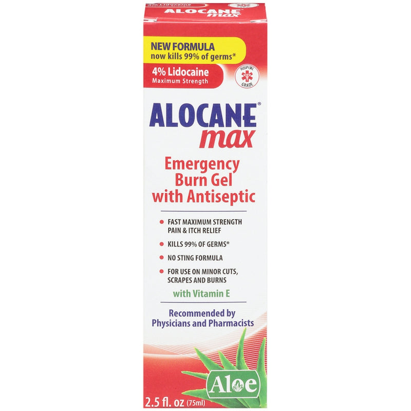 Alocane Alocane Emergency Burn Gel, Maximum Strength 2.5 Fl Oz Health & Beauty