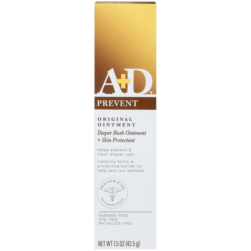 A+D A+D Original Diaper Rash Ointment & Skin Protectant, Baby Skin Care, 1.5 oz Diaper Rash Treatments