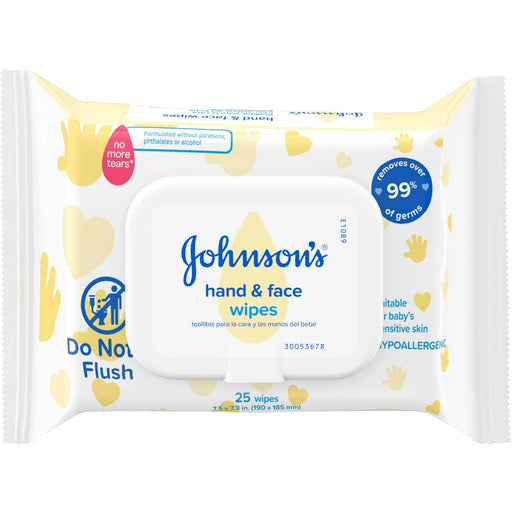 Johnson's Baby Johnson's Baby Disposable Hand & Face Cleansing Wipes Hand Sanitizers & Wipes
