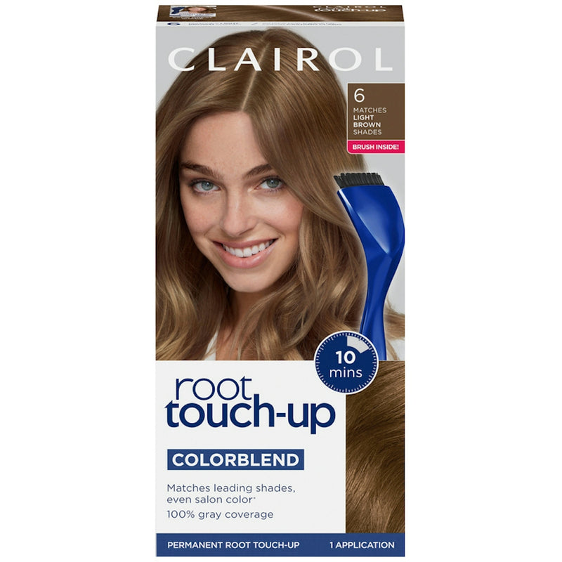 Clairol Clairol Nice N Easy Root Touch Up Permanent Hair Color, 6 Light Brown Hair Color