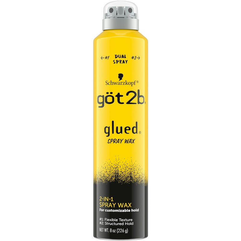 Got2b Got2b Glued Spray Wax With 2-in-1 Dual Nozzle, 8 Oz Hair Care