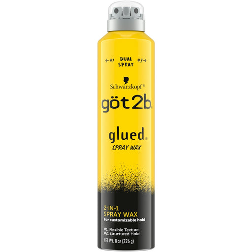 Got2b Got2b Glued Spray Wax With 2-in-1 Dual Nozzle, 8 Oz Hair Care