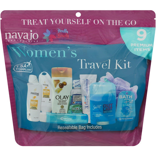 Navajo Navajo Handy Solutions 9 Piece Resealable Women's Travel Kit Health & Beauty