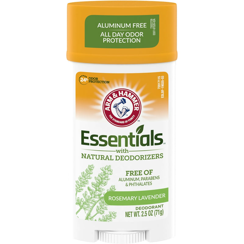 Arm & Hammer Arm & Hammer Essentials Fresh Rosemary Lavender Natural Deodorant Wide Stick, 2.5 Oz Deodorant & Anti-Perspirant