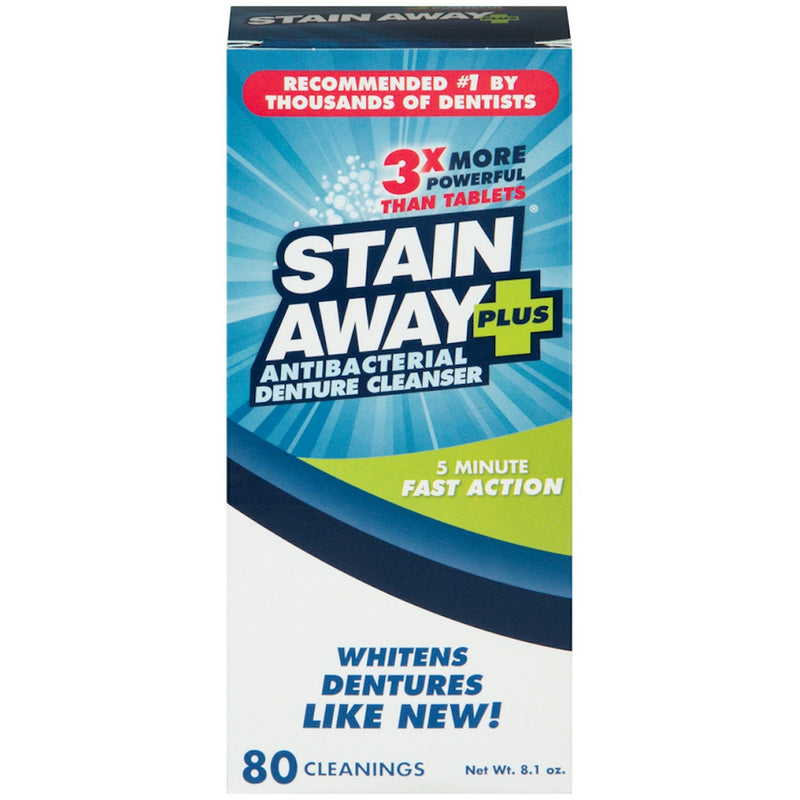 Stain Away Stain Away Plus Denture Cleanser, Professional Strength - 8 Oz Dentures