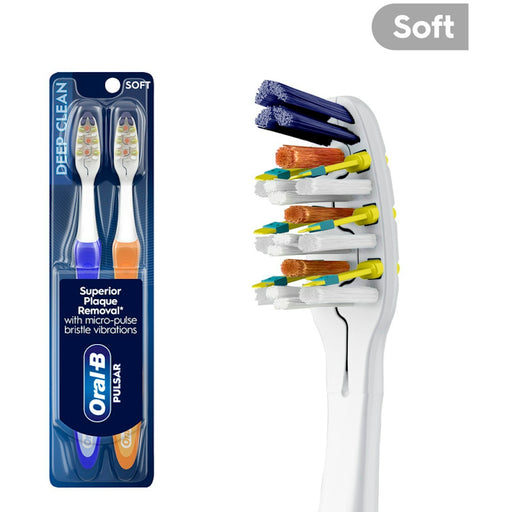 Oral-B Oral-B Pulsar Expert Clean Battery Powered Toothbrush Soft Bristles Toothbrushes