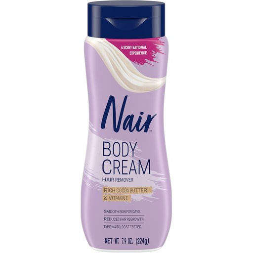 Nair Nair Rich Cocoa Butter & Vitamin E Hair Remover Body Cream, 7.9 Oz Personal Care Gray