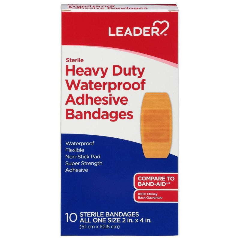 Leader Leader Sterile Heavy Duty Waterproof Adhesive Bandages Medical Tape & Bandages