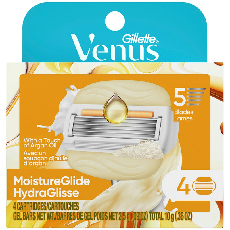Gillette Gillette Venus MoistureGlide Women's Razor Blade Refills, 5 Blades, 4 Count Personal Care