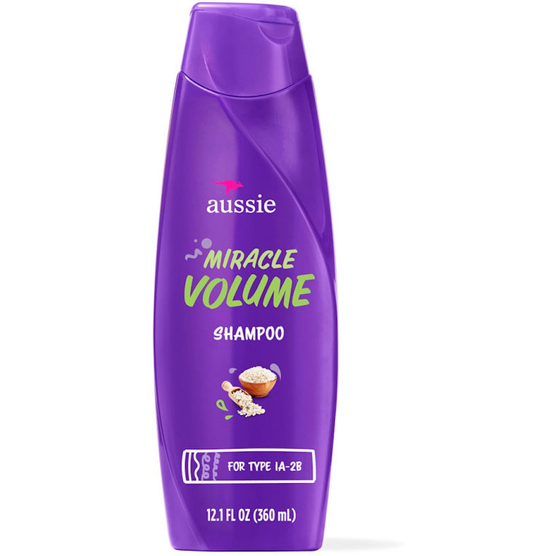 Aussie Aussie® Miracle Volume Shampoo – With Plum & Bamboo for Fine Hair (12.1 fl oz) Shampoo Dark Orchid