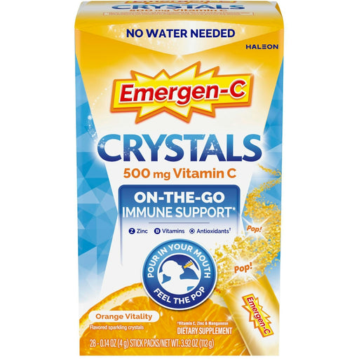 Emergen-C Emergen-C Immune Support Vitamin C  Crystals Orange Vitality 28Ct Vitamins & Supplements