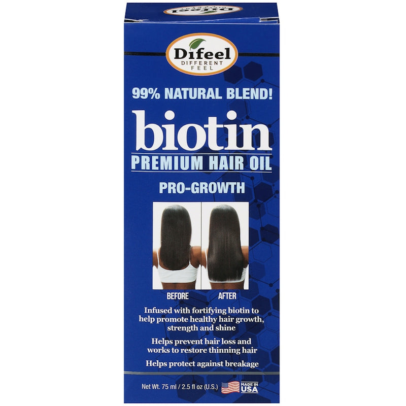 Difeel Difeel Biotin Premium Hair Oil, 2.5 Fl Oz Hair Care