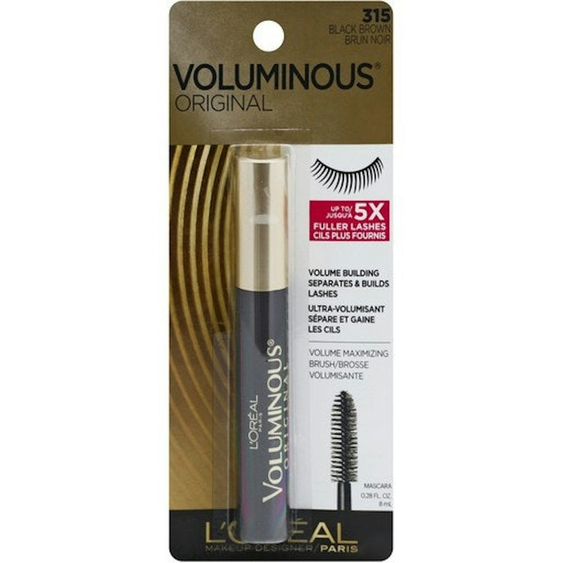 L'Oreal L'Oreal L'Oréal Paris Voluminous Original Washable Bold Eye Mascara Black Brown Mascara Dark Olive Green