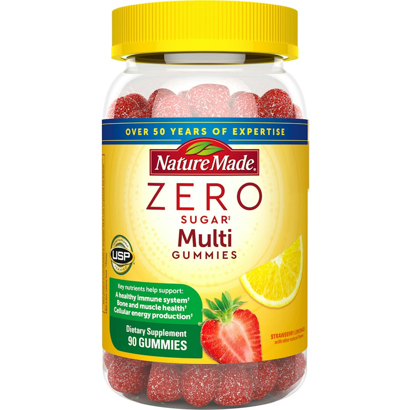 Nature Made Nature Made Multi Gummies, Zero Sugar, Strawberry Lemonade Vitamins & Supplements