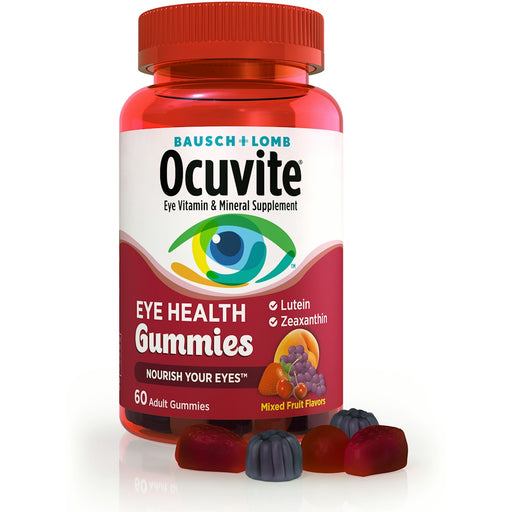 Ocuvite Ocuvite Adult Gummies Mixed Fruit Flavors Eye Health Vitamins & Supplements