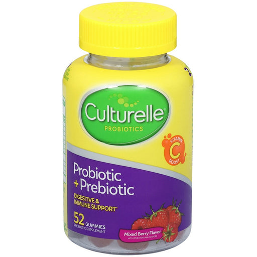 Culturelle Culturelle Daily Prebiotic + Probiotic Gummies For Adults Mixed Berry 52 ct Vitamins & Supplements