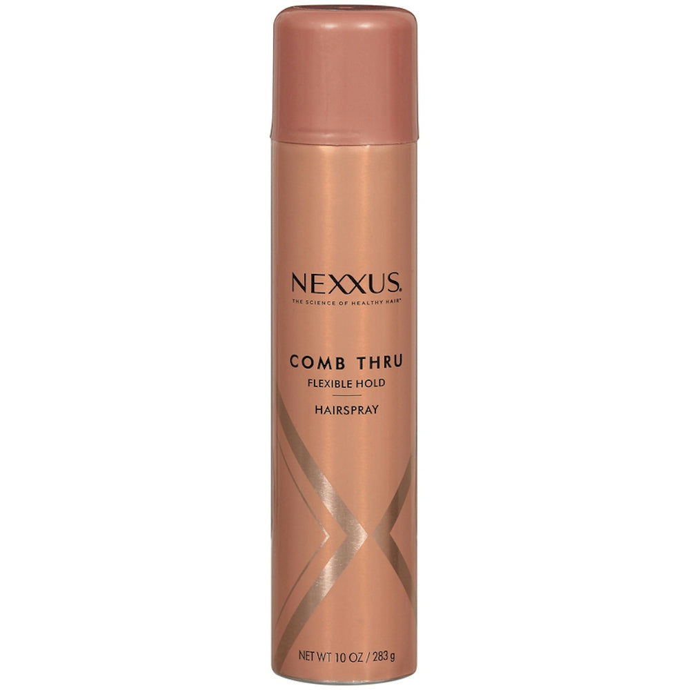 NEXXUS HAIR SPRAY COMB THRU 4 PIECE 10 OZ. product package