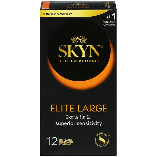 Skyn Skyn Condoms, Non Latex, Lubricated, Elite, Large Condoms
