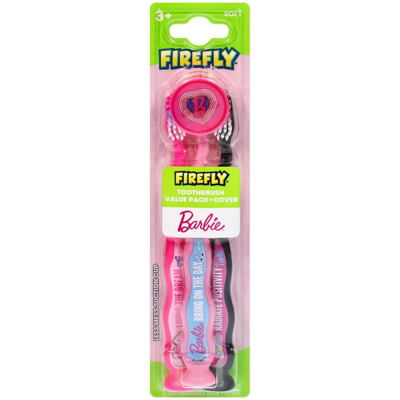 Firefly Firefly 3+ Soft Barbie Toothbrush Value Pack Toothbrushes