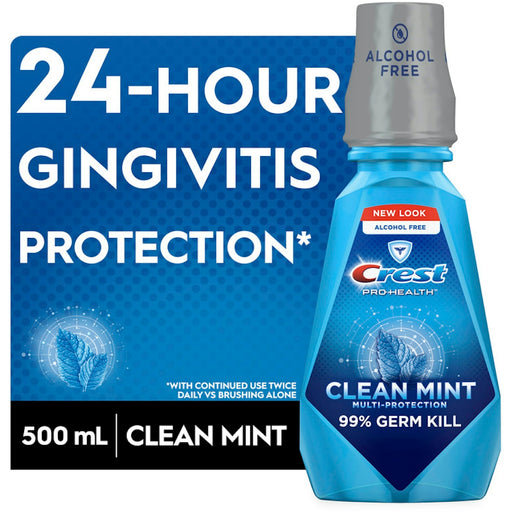 Crest Crest Pro Health Multi Protection Clean Mint CPC Oral Rinse - 16.9 Fl Oz Mouthwash