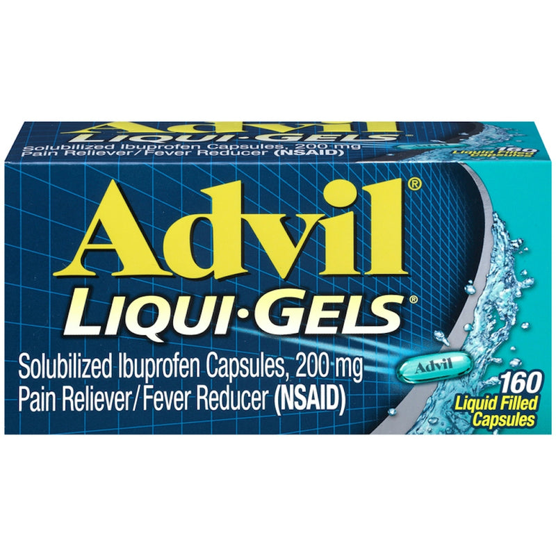 Advil Advil Liqui-Gels Pain Reliever/Fever Reducer Liquid Filled Capsules - Ibuprofen (NSAID) Health & Beauty