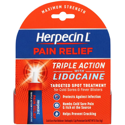 Herpecin L Herpecin L Triple Action With Lidocaine Maximum Strength Pain Relief 0.15 Oz Health & Beauty