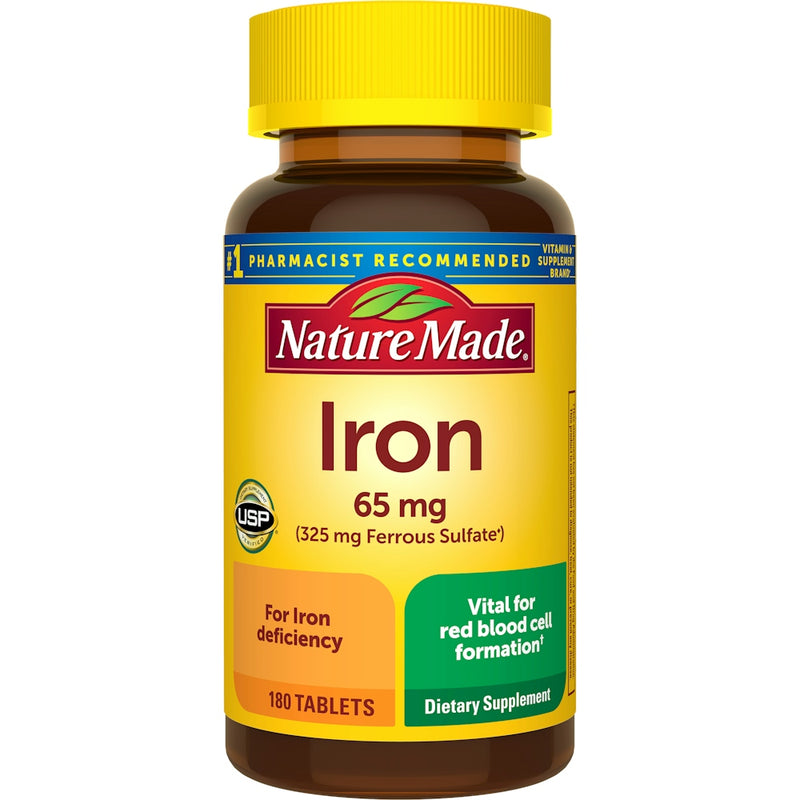 Nature Made Nature Made Iron 65 Mg Dietary Supplement Tablets Vitamins & Supplements