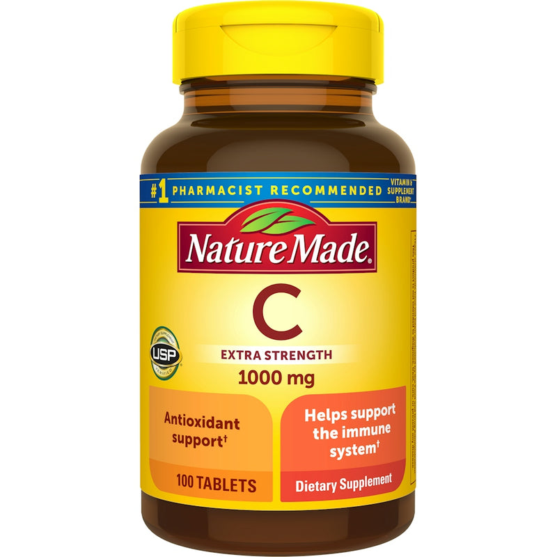 Nature Made Nature Made Vitamin C, Extra Strength, 1000 Mg, Tablets Vitamins & Supplements
