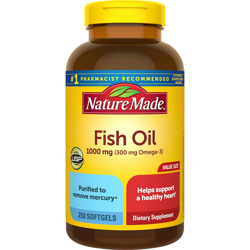 Nature Made Nature Made Fish Oil 1000 Mg Softgels Vitamins & Supplements
