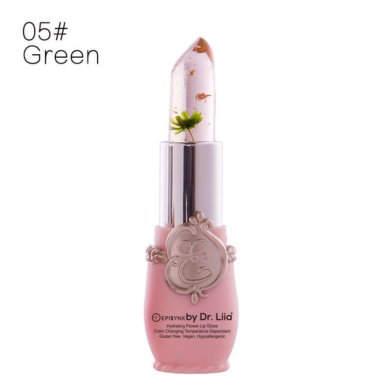 EpiLynx Color-Changing Flower Lip Gloss – Vegan, Gluten-Free, Hydrating Lip Balm