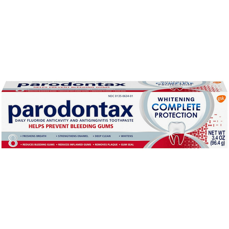 Parodontax Parodontax Complete Protection Teeth Whitening Toothpaste For Bleeding Gums - 3.4 Ounce Toothpaste