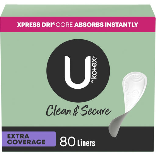 U by Kotex U by Kotex Security Lightdays Panty Liners, Light Absorbency, Extra Coverage Personal Care